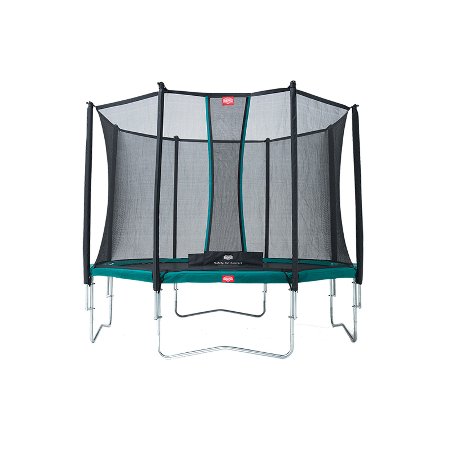 tijdelijk Sluiting klein Berg trampoline Favorit incl. safety net Comfort - Fitshop