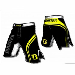 Booster MMA Pro 4 Short Black Yellow produktbild