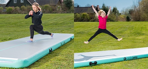 cardiojump Airtrack mats with air pump Train anywhere at any time