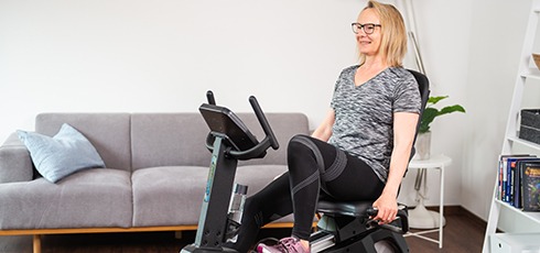 cardiostrong recumbentcykel BC60 Jämn tramprörelse