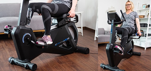 cardiostrong recumbentcykel BC60 Wattstyrning – träna skonsamt