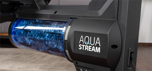 Vogatore Cardiostrong Aquastream Un serbatoio rivoluzionario