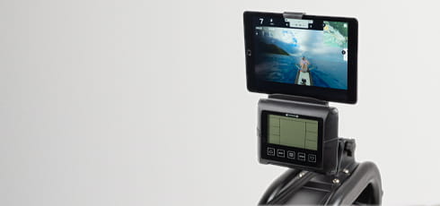 Vogatore Cardiostrong Baltic Rower Pro Display orientabile con supporto per tablet