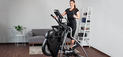 Vélo elliptique cardiostrong EX80 Disque avant ménageant les articulations