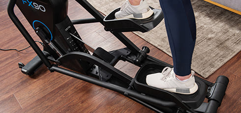 cardiostrong crosstrainer FX90 Touch Rörelsekvalitet, som låter sig ses