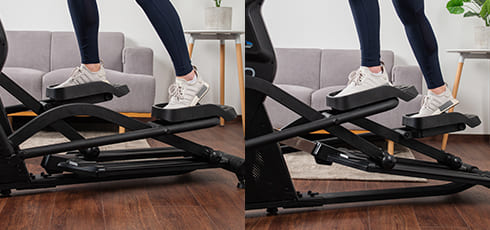 cardiostrong Crosstrainer FX90 Touch Helling is individueel aan te passen