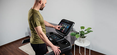 Tapis de course cardiostrong TX90 Console d'entraînement tactile