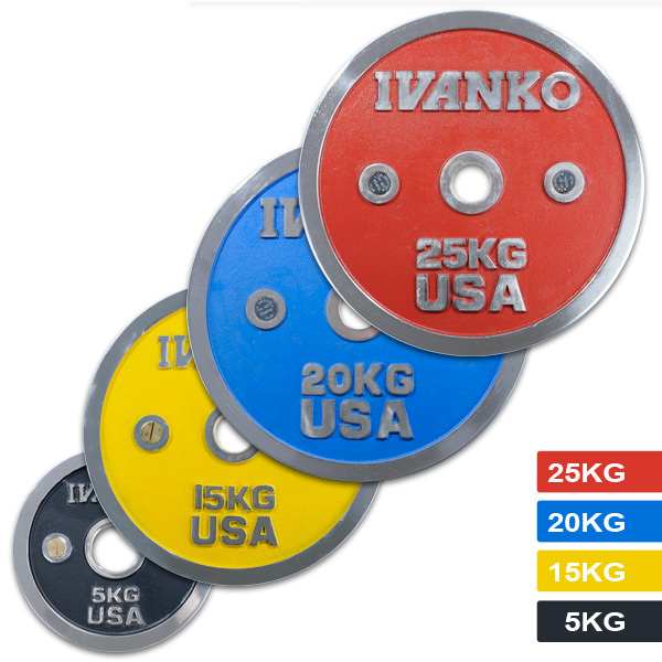 Ivanko Calibrated 50mm Chrome Weight Plate - Fitshop