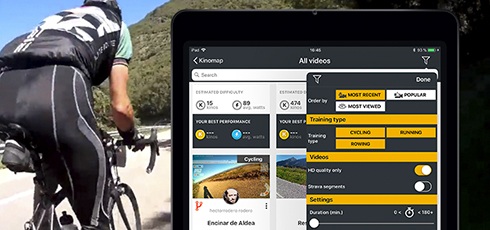 App de Fitness y Entrenamiento Kinomap Modo de comunidad y multijugador