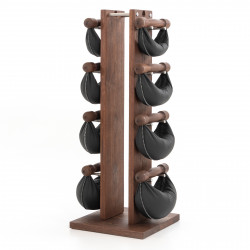 NOHrD Swing Turm Nussbaum 2-4-6-8 kg Echtleder schwarz best. aus: Tuotekuva