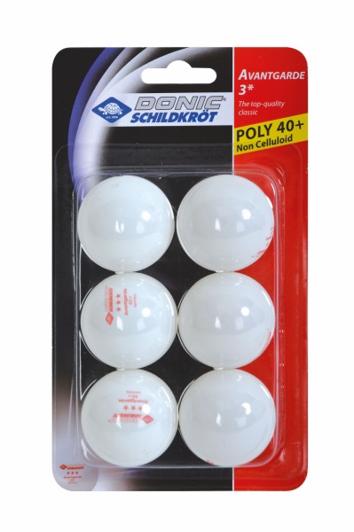 Palline Da Ping Pong Donic-Schildkr&ouml;t 3 Stelle - Poly 40+ Per Allenamento