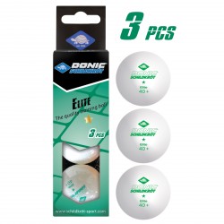 Donic-Schildkröt TT ball 1* Elite, pack of 3 purchase online now
