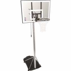 Spalding portable basketball system NBA Silver purchase online now