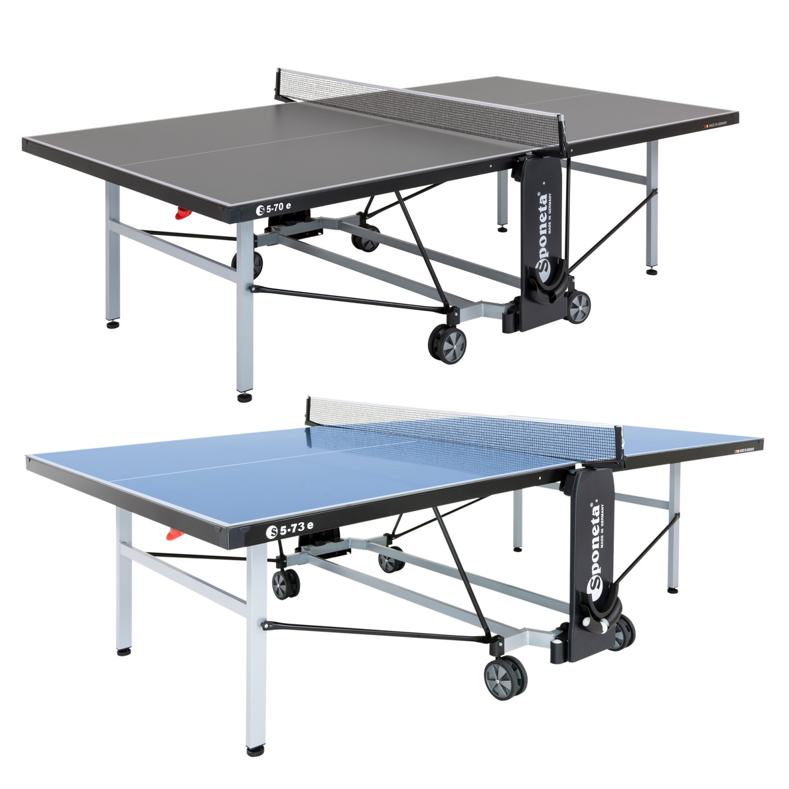 Table De Ping-Pong Extérieure Sponeta Sportline - Résistante Aux Intempéries - Dimensions Tournoi 274x152.5x76 Cm - Vert
