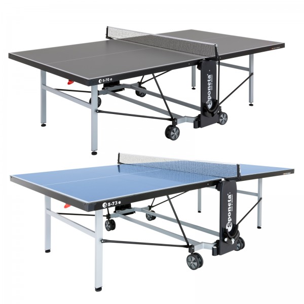 SPONETA - Table Tennis de Table - Table Ping Pong Compacte - Usage  extérieur - Bleu et noir - Cdiscount Sport