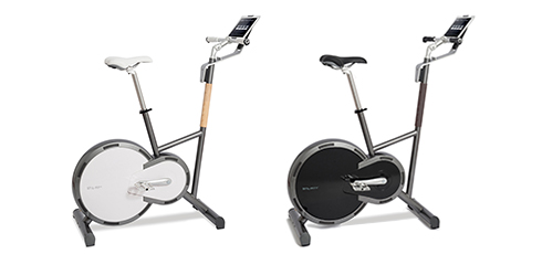 Bicicleta Ergométrica Stil-Fit SFE 012 Diseño estiloso en blanco y negro