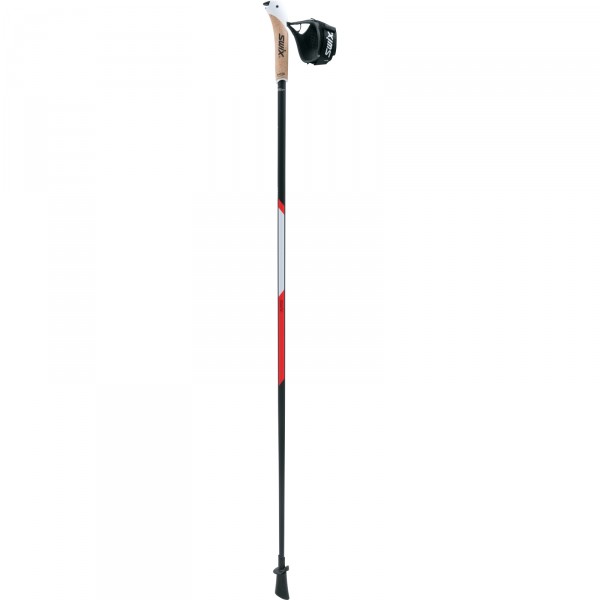 Swix CT2 Red Professional Carbon Nordic Walking Stöcke Just Click-Schlaufe 1Paar 
