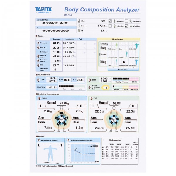 Tanita Body Analysis Scales Mc Ma Sport Tiedje