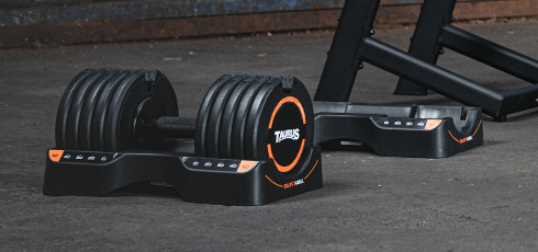 Taurus Selectabell Dumbbells The practical space saver