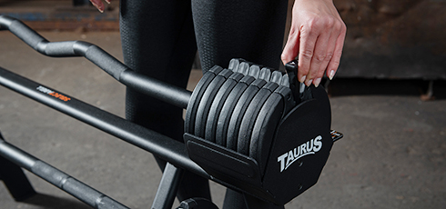 Barre curl / droite Taurus Selectabell Moins de pause, plus d'efficacité