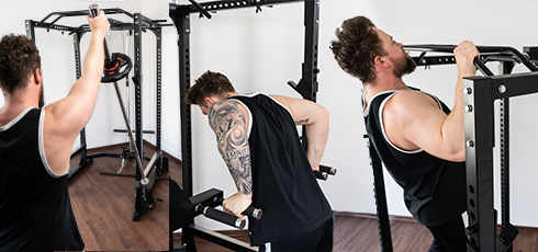 Taurus Power Cage Ultra Pro Viele Trainingsstationen für ein noch abwechslungsreicheres Training