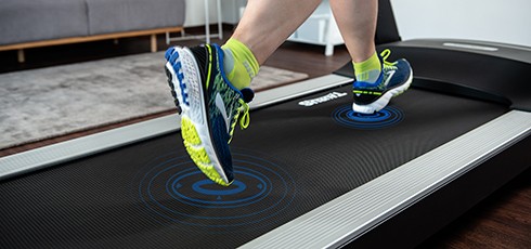 Tapis de course Taurus T9.9 Touch Sensation réaliste de course en extérieur