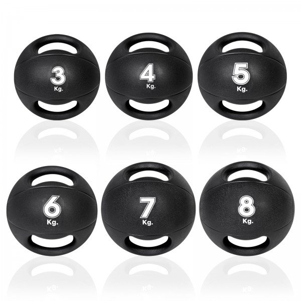 Medicine ball with grip holes 7 kg SportTiedje