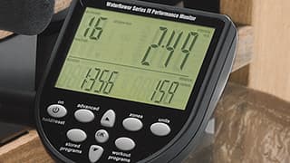 WaterRower i askträ S4-monitor