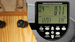 WaterRower oak S4 performance monitor